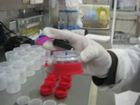 Foto de recipientes de laboratorio