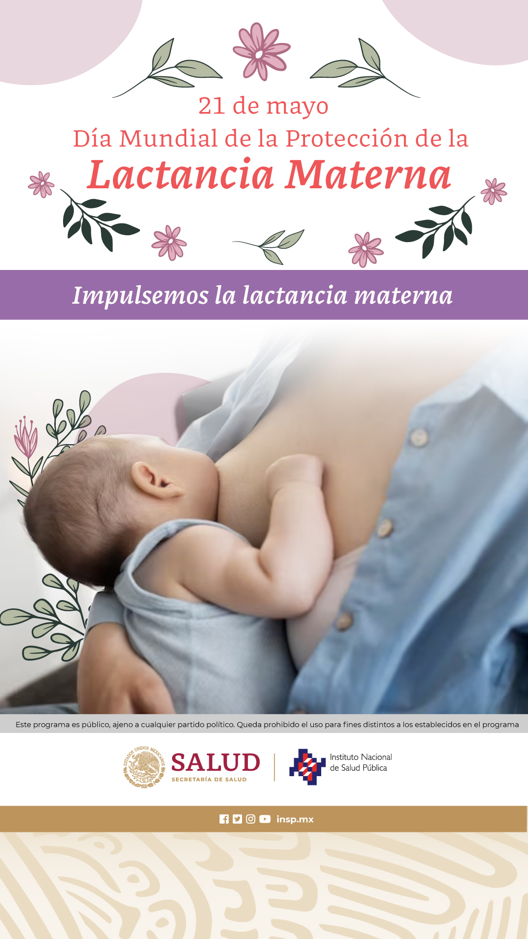 21 de Mayo, Día Mundial de la Protección de la Lactancia Materna”
